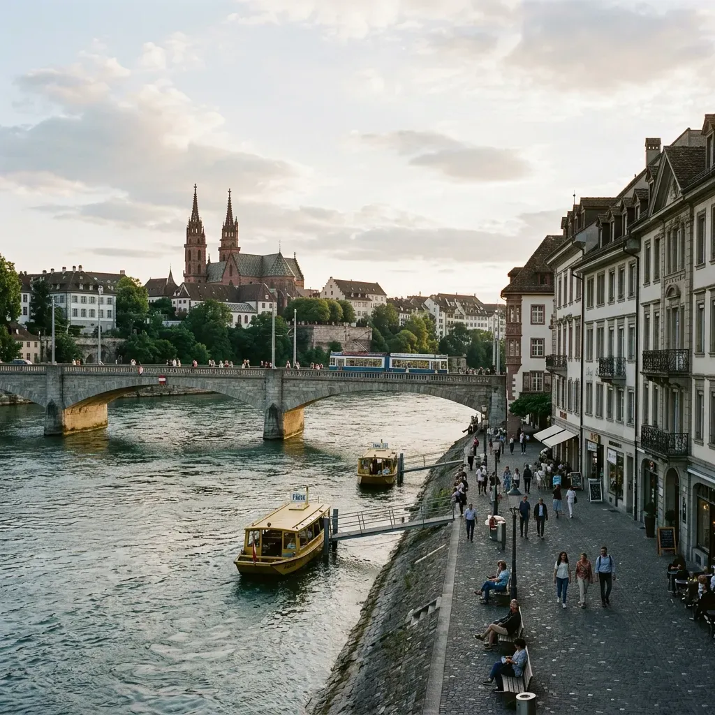 Vy över Basel