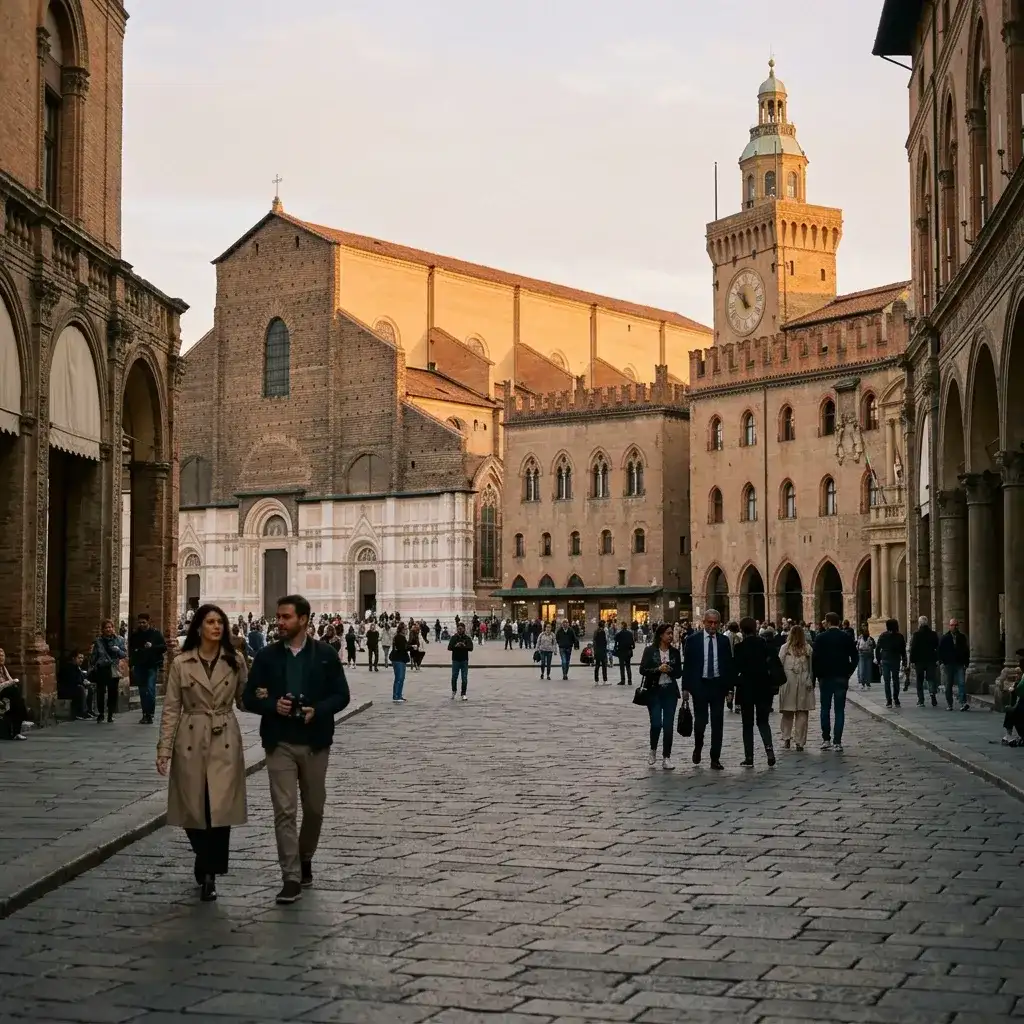 Vy över Bologna