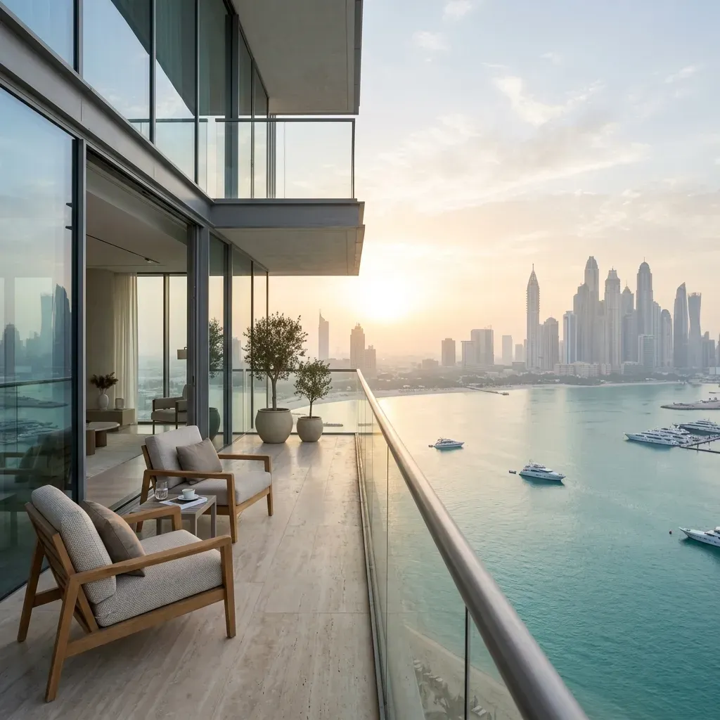 Vy över Dubai