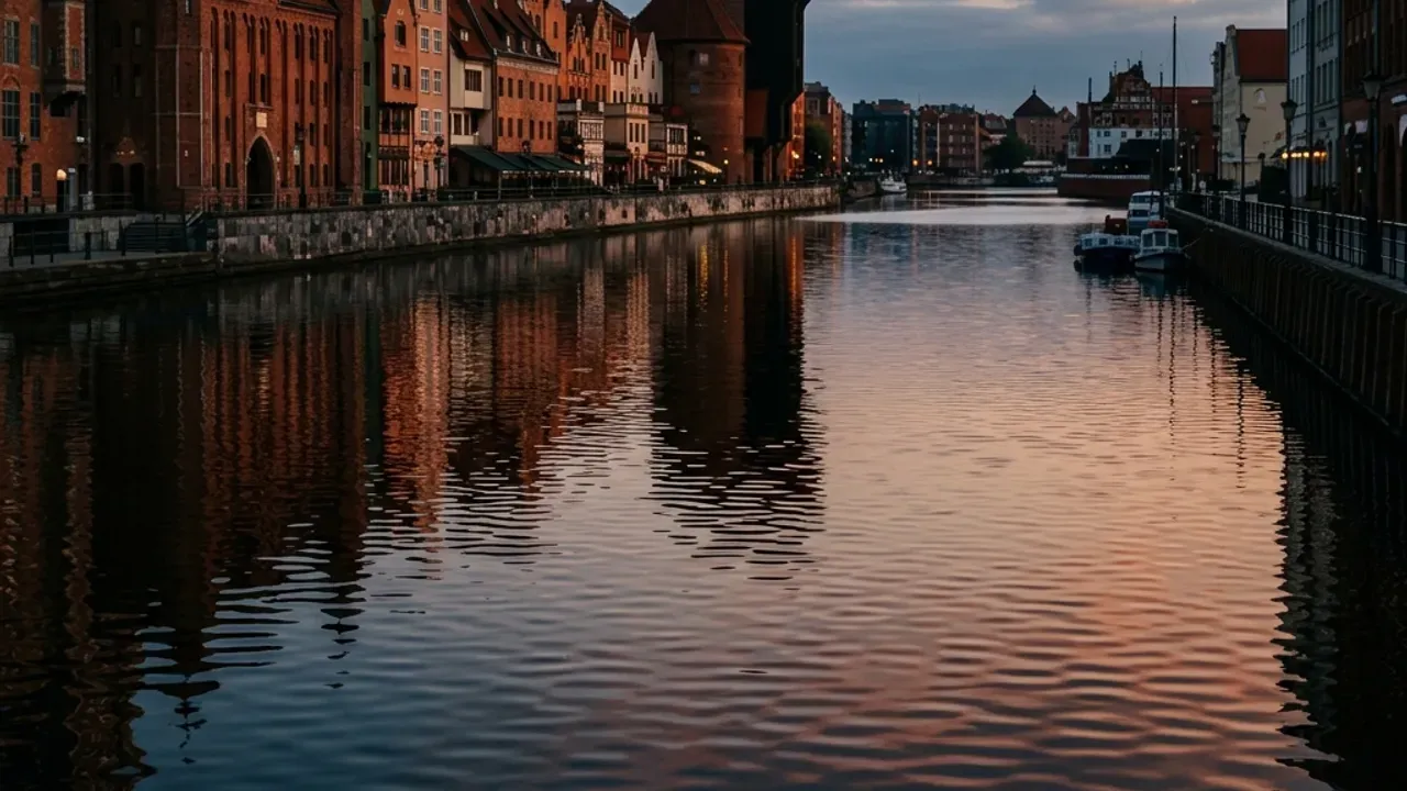 Vy över Gdansk
