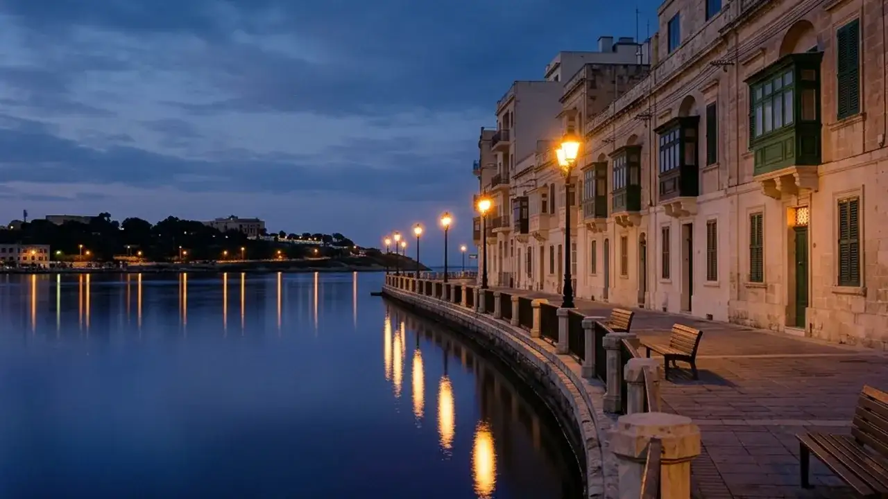 Vy över Gzira