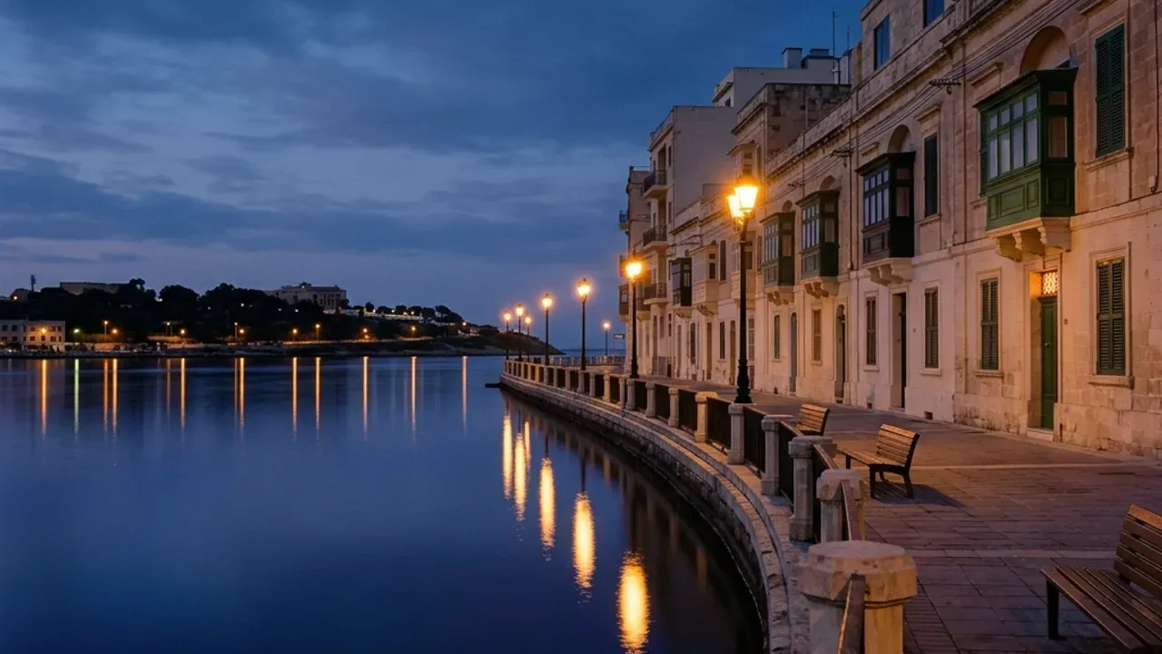 Vy över Gzira