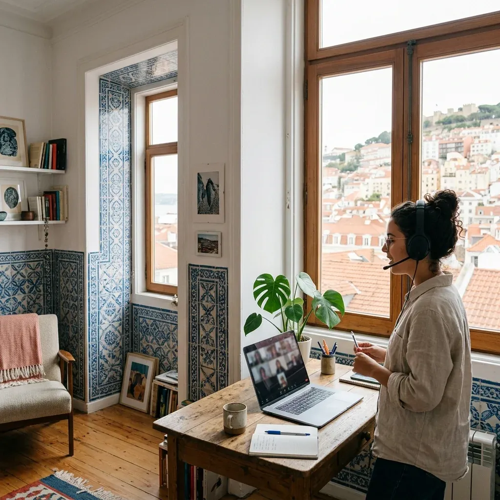 Lissabon attraherar många svenskar som vill kombinera modernt distansarbete med rik kultur.