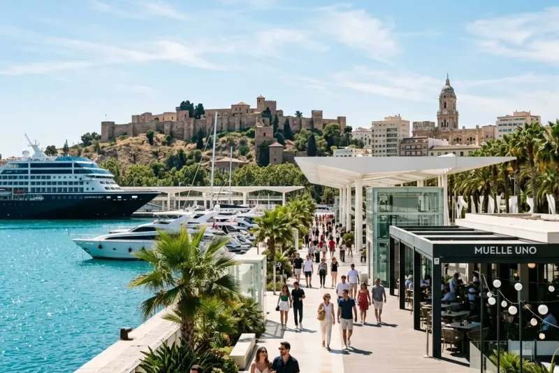 Stämningsbild från Malaga