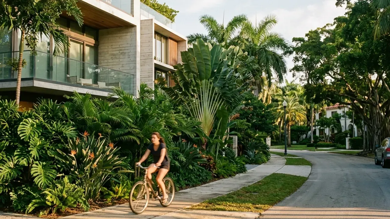 Vy över Miami