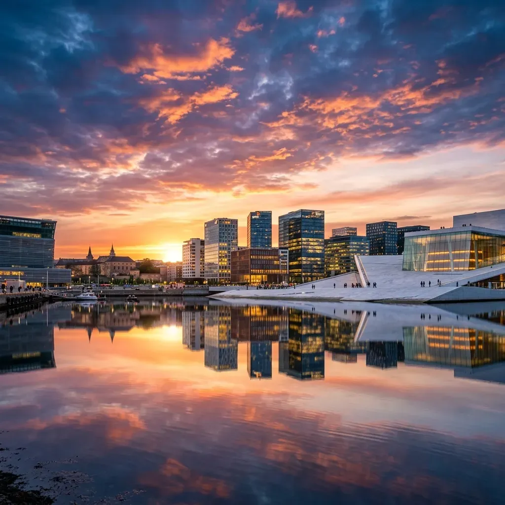Vy över Oslo
