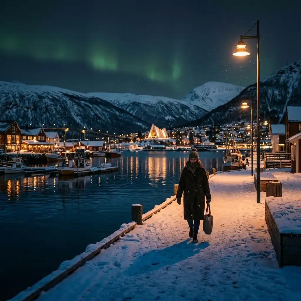 Vy över Tromsø