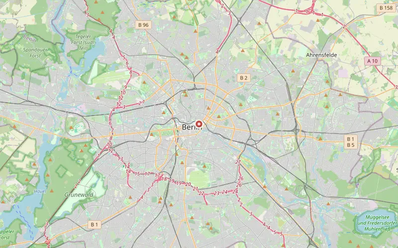 Karta som visar var Berlin ligger